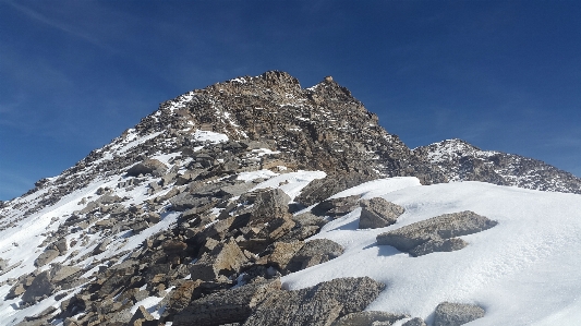 Landschaft natur berg schnee Foto