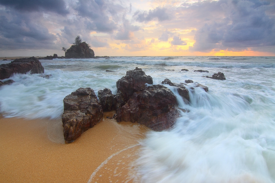 Beach sea coast water