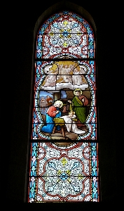 Window glass france church Photo