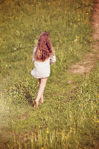 Nature forest grass person Photo