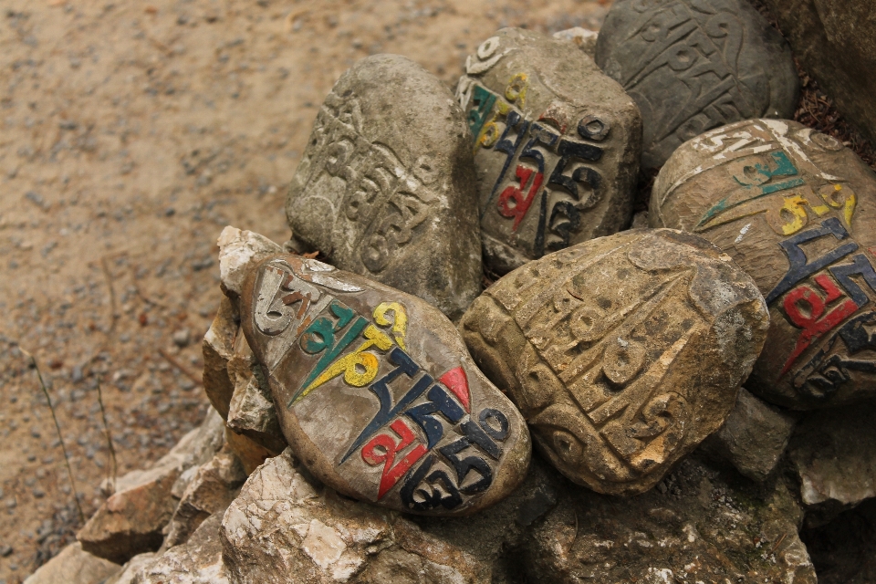 Sand rock material tibet