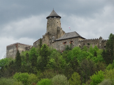 Hill building chateau monument Photo