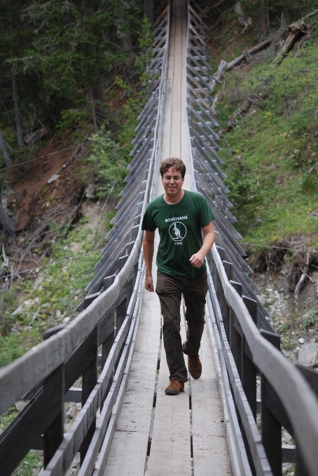 Water walking bridge adventure