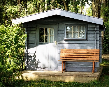 Foto Alam kayu rumah bangunan