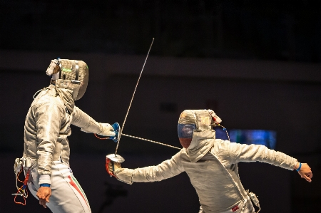 Zdjęcie Ludzie sport szkolenie ogrodzenie