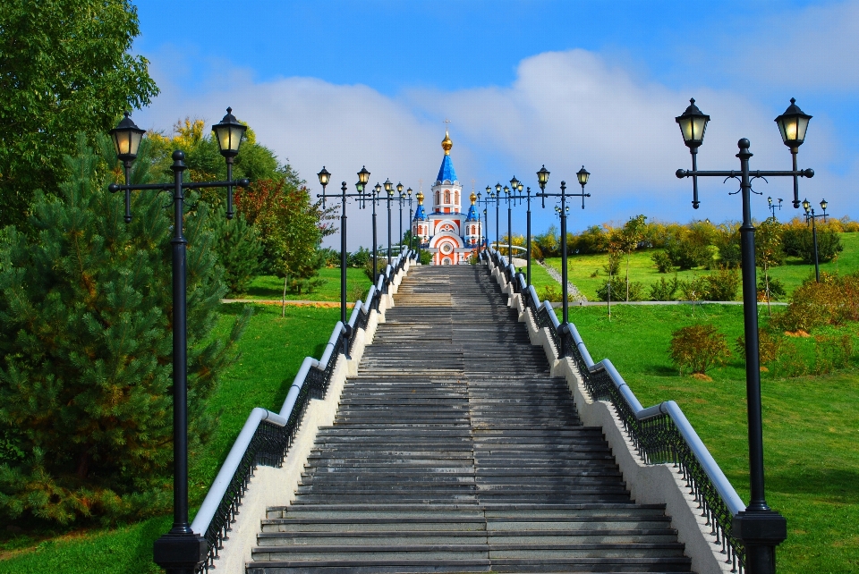 Promenade pont passerelle parc