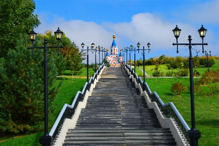 Boardwalk bridge walkway park Photo