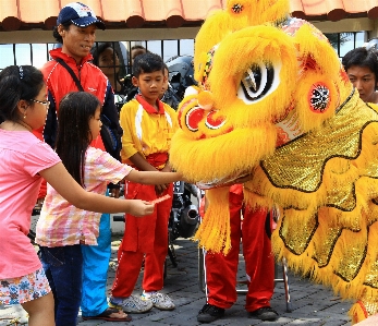 人々 お祝い 中国人 カーニバル 写真