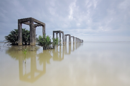 Фото море вода архитектура небо