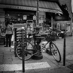 Schwarz und weiß
 straße weiss fotografie Foto