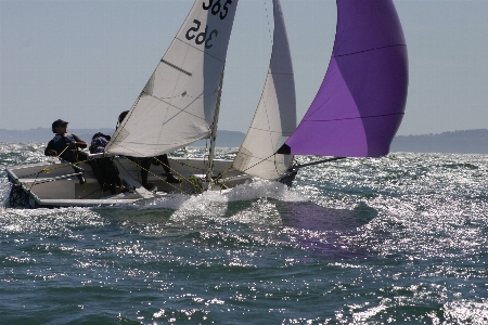 Sea ocean boat wind Photo