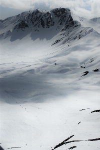 Landscape mountain snow winter Photo