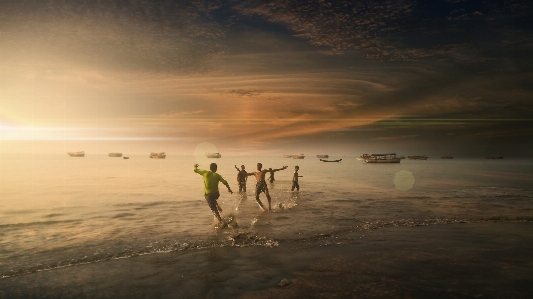 Beach sea coast sand Photo