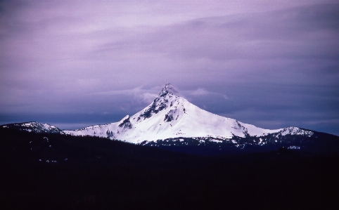 Landscape horizon mountain snow Photo