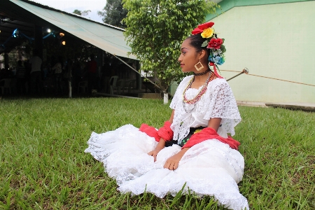 Foto Bunga anak pakaian gaun