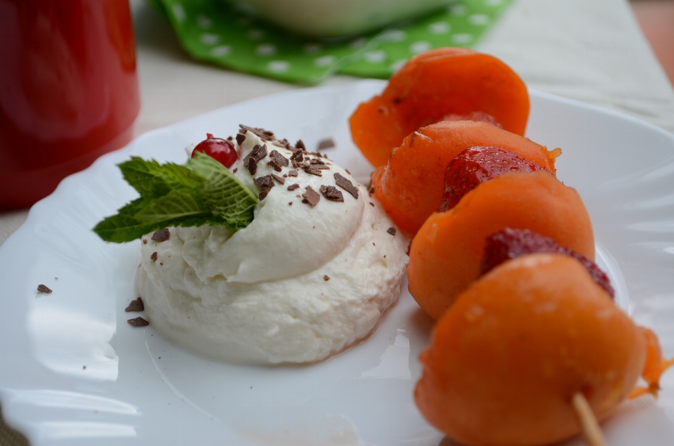 Fruit baie été plat