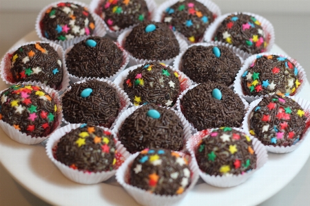 Food chocolate cupcake baking Photo