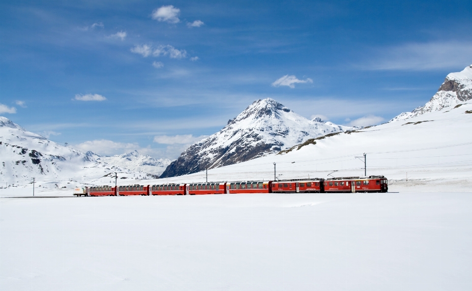 山 雪 冬 鉄道