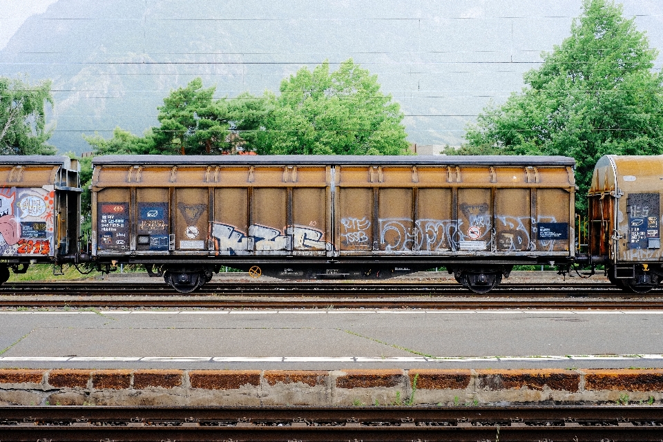 Track railway railroad car