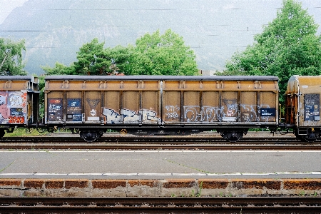 Track railway railroad car Photo