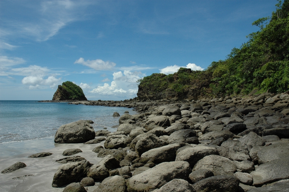 Plage paysage mer côte