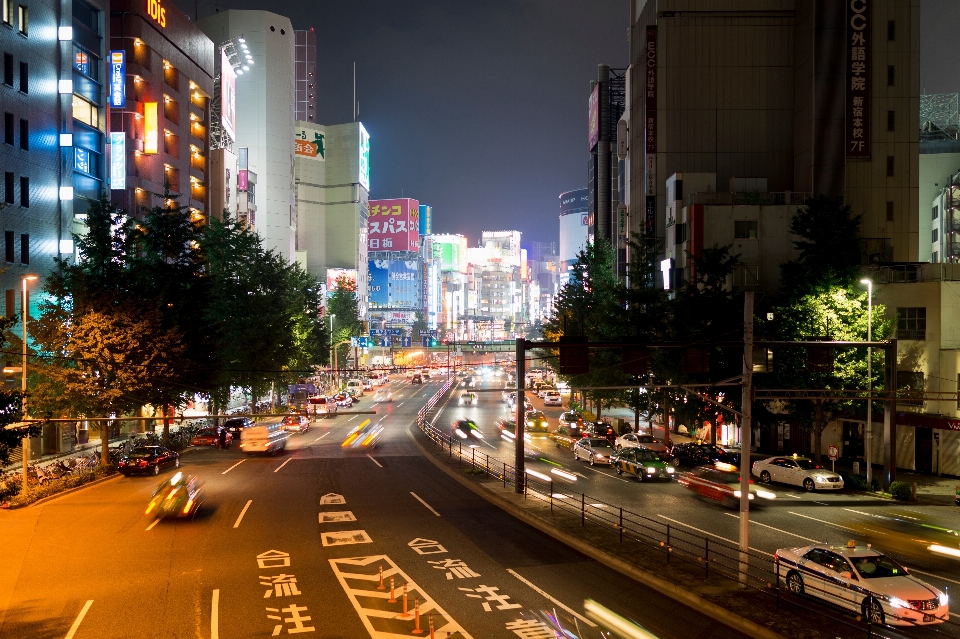 Pedestrian architecture road skyline