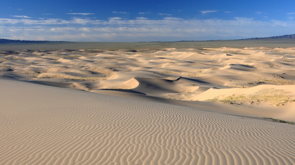 Paesaggio sabbia struttura deserto