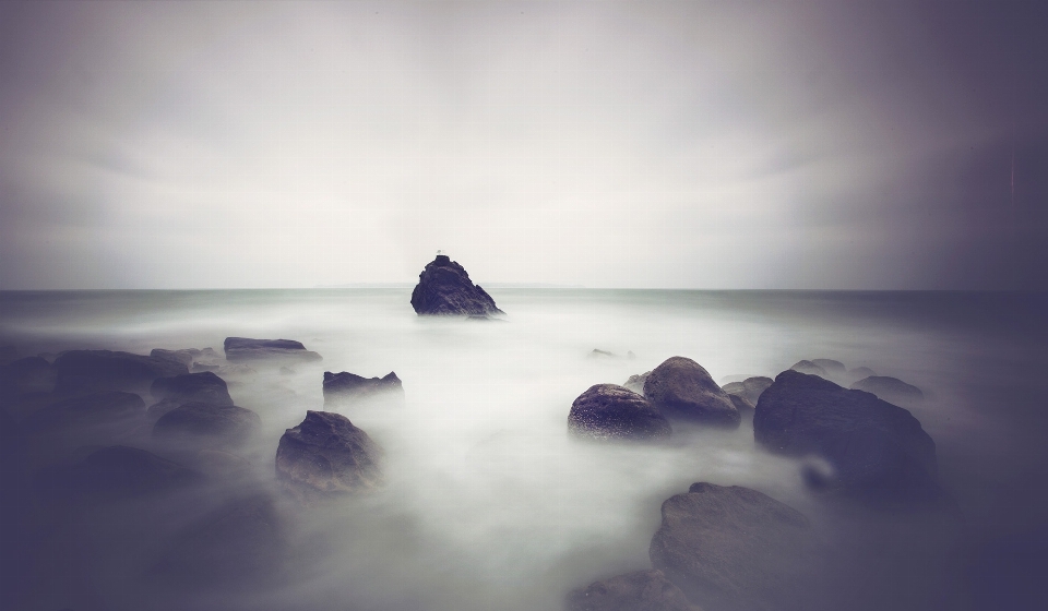 Landscape sea coast water