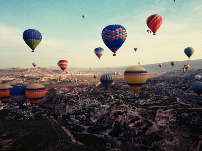 Landscape balloon hot air travel Photo