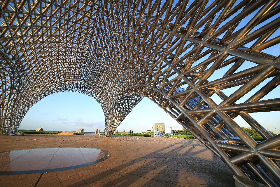 Praia arquitetura estrutura ponte