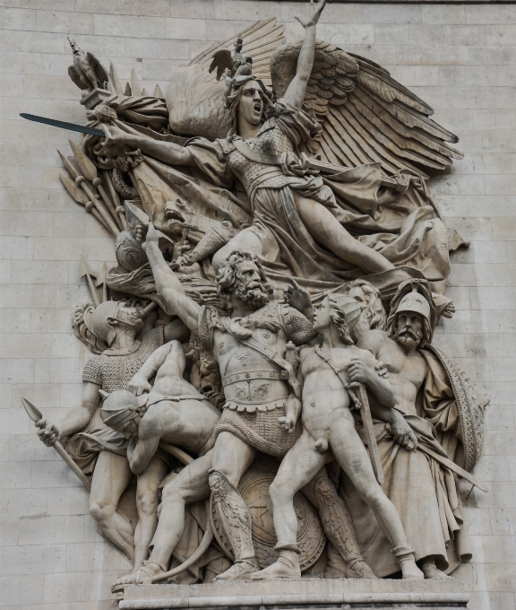 Paryż pomnik statua Łuk triumfalny
