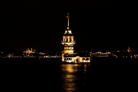 Landscape light skyline night Photo