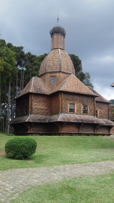 Kayu rumah bangunan konstruksi