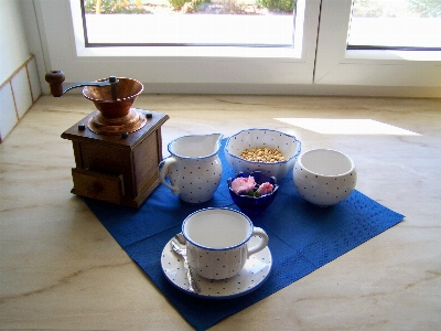 Table wood floor ceramic Photo