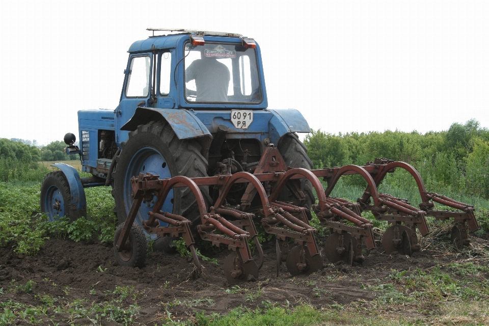 Tractor campo granja transporte