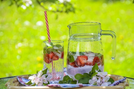 Leaf flower glass ice Photo