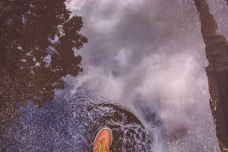 Water shoe winter cloud Photo