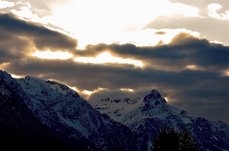 Foto Paisagem natureza montanha neve