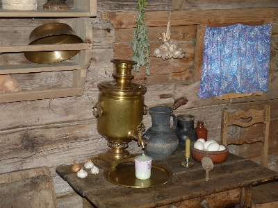 Table wood farm antique Photo