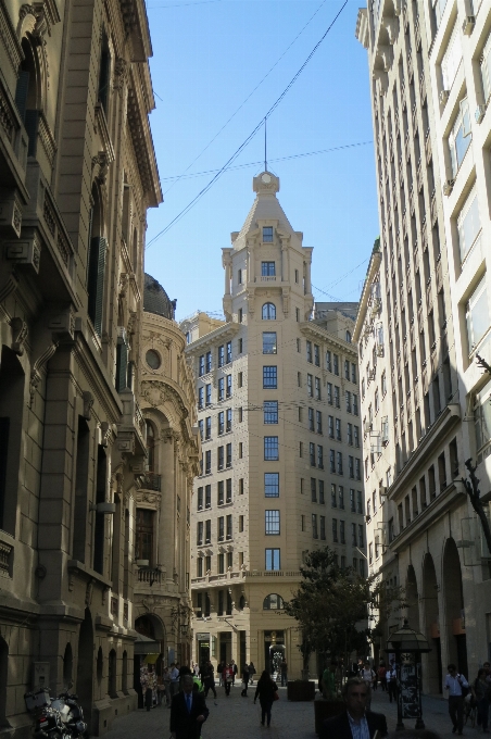 Gehen die architektur menschen straße