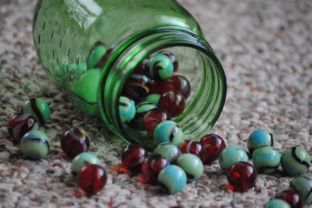 White round glass stone Photo