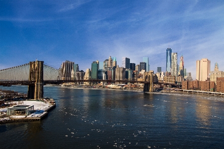 Sea water horizon bridge Photo