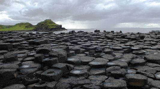 Landscape sea coast rock Photo