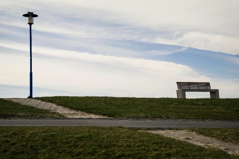 Gras horizont wolke himmel