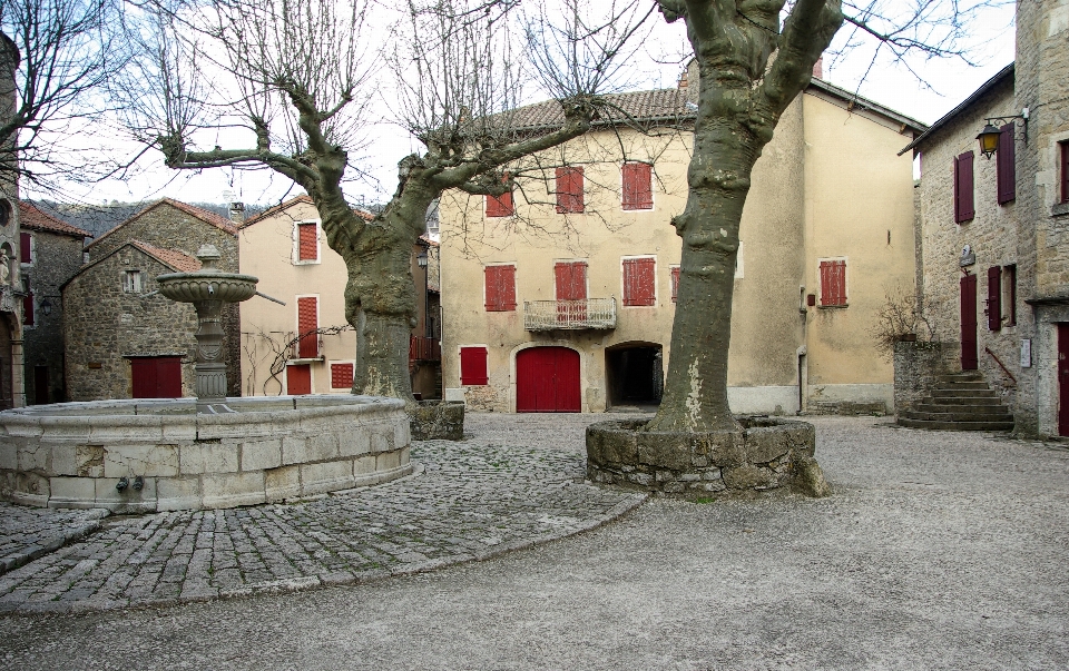 Street town building alley