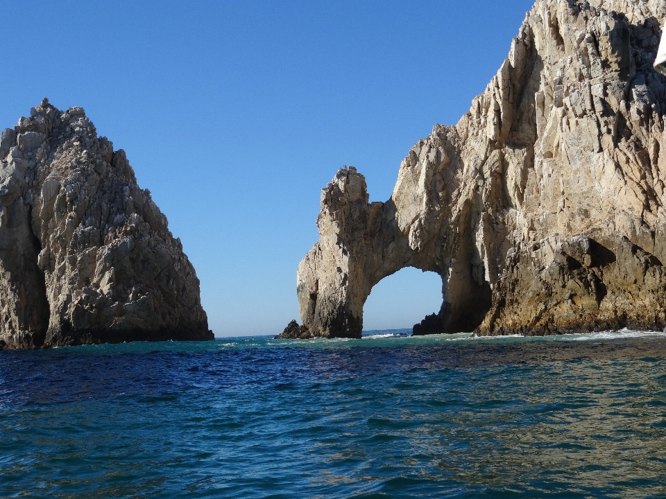 Plage mer côte rock