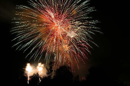 Light sky night smoke Photo