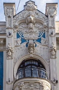 Die architektur gebäude statue fassade
 Foto