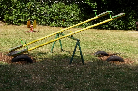 Foto Rumput kota hijau kuning