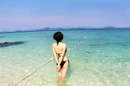 Beach sea sand ocean Photo